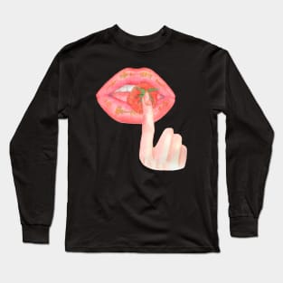 Strawberry lips Long Sleeve T-Shirt